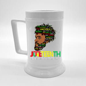 Juneteenth Celebrating Black Freedom African American 1865 Beer Stein