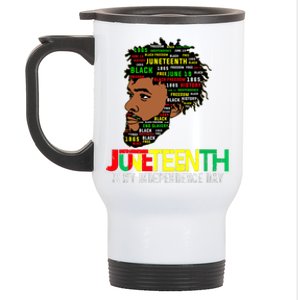 Juneteenth Celebrating Black Freedom African American 1865 Stainless Steel Travel Mug