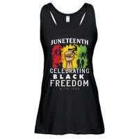 Juneteenth Celebrating Black Freedom 1865 Ladies Essential Flowy Tank