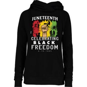 Juneteenth Celebrating Black Freedom 1865 Womens Funnel Neck Pullover Hood