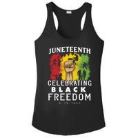 Juneteenth Celebrating Black Freedom 1865 Ladies PosiCharge Competitor Racerback Tank