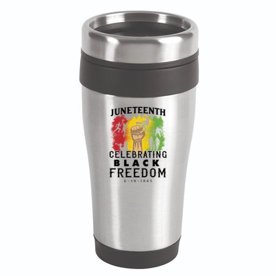 Juneteenth Celebrating Black Freedom 1865 16oz Travel Tumbler