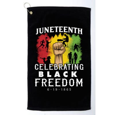 Juneteenth Celebrating Black Freedom 1865 Golf Towel