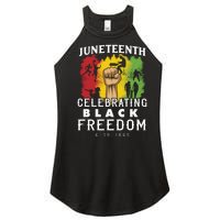 Juneteenth Celebrating Black Freedom 1865 Women's Perfect Tri Rocker Tank