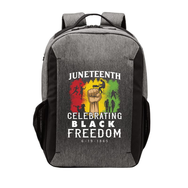 Juneteenth Celebrating Black Freedom 1865 Vector Backpack