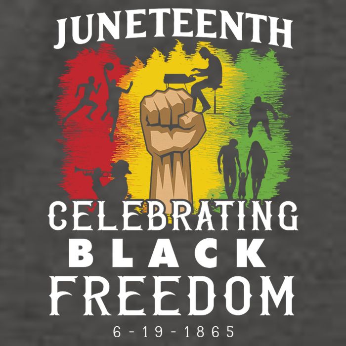 Juneteenth Celebrating Black Freedom 1865 Vector Backpack