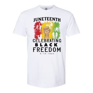 Juneteenth Celebrating Black Freedom 1865 Softstyle CVC T-Shirt