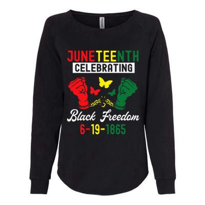 Juneteenth Celebrating Black Freedom 1865 African American Womens California Wash Sweatshirt