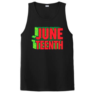 Juneteenth Celebrate Black Slave Freedom Gift PosiCharge Competitor Tank