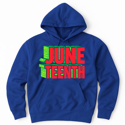 Juneteenth Celebrate Black Slave Freedom Gift Hoodie