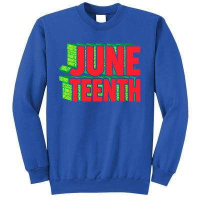 Juneteenth Celebrate Black Slave Freedom Gift Sweatshirt