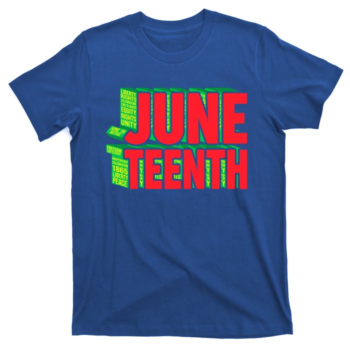 Juneteenth Celebrate Black Slave Freedom Gift T-Shirt