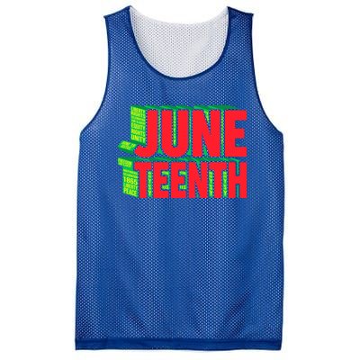 Juneteenth Celebrate Black Slave Freedom Gift Mesh Reversible Basketball Jersey Tank