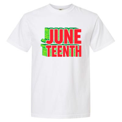 Juneteenth Celebrate Black Slave Freedom Gift Garment-Dyed Heavyweight T-Shirt