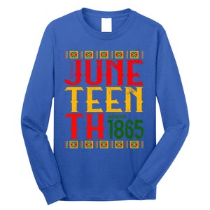 Junenth Celebrate Breaking Every Chain Since 1865 Gift Long Sleeve Shirt