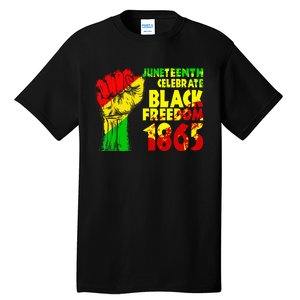 Juneteenth Celebrate Black Freedom 1865 History Month Tall T-Shirt