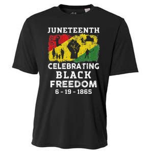 Juneteenth Celebrate Black Freedom 1865 African American Cooling Performance Crew T-Shirt