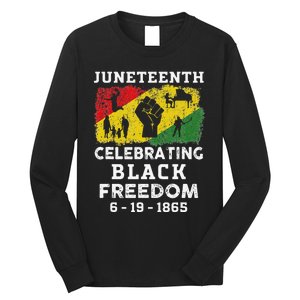 Juneteenth Celebrate Black Freedom 1865 African American Long Sleeve Shirt