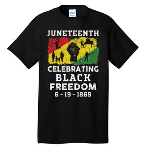 Juneteenth Celebrate Black Freedom 1865 African American Tall T-Shirt