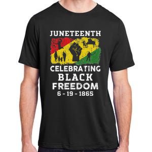 Juneteenth Celebrate Black Freedom 1865 African American Adult ChromaSoft Performance T-Shirt