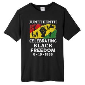 Juneteenth Celebrate Black Freedom 1865 African American Tall Fusion ChromaSoft Performance T-Shirt