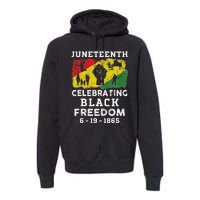 Juneteenth Celebrate Black Freedom 1865 African American Premium Hoodie