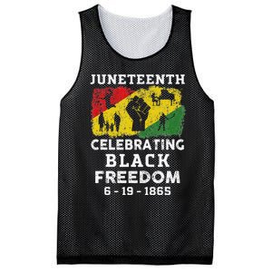 Juneteenth Celebrate Black Freedom 1865 African American Mesh Reversible Basketball Jersey Tank