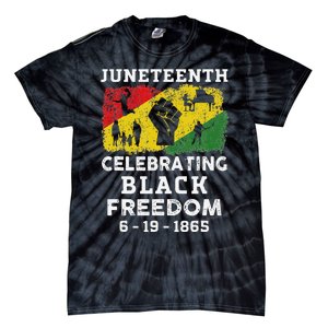 Juneteenth Celebrate Black Freedom 1865 African American Tie-Dye T-Shirt