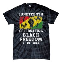 Juneteenth Celebrate Black Freedom 1865 African American Tie-Dye T-Shirt