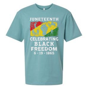 Juneteenth Celebrate Black Freedom 1865 African American Sueded Cloud Jersey T-Shirt