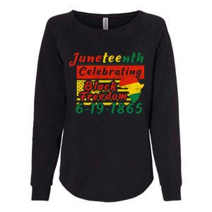 Junenth Celebrating Black Freedom 6191865 Junenth Gift Womens California Wash Sweatshirt