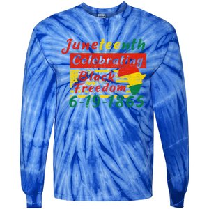 Junenth Celebrating Black Freedom 6191865 Junenth Gift Tie-Dye Long Sleeve Shirt