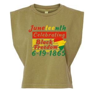 Junenth Celebrating Black Freedom 6191865 Junenth Gift Garment-Dyed Women's Muscle Tee