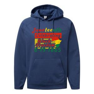 Junenth Celebrating Black Freedom 6191865 Junenth Gift Performance Fleece Hoodie