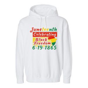 Junenth Celebrating Black Freedom 6191865 Junenth Gift Garment-Dyed Fleece Hoodie