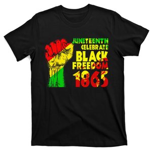 Juneteenth Celebrate Black Freedom 1865 History Month T-Shirt