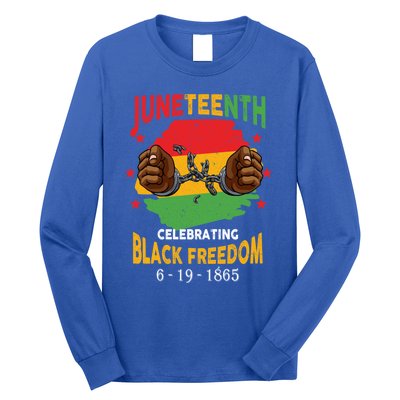 Junenth Celebrate Black Freedom Day Funny Gift Long Sleeve Shirt