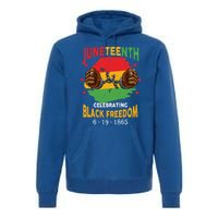 Junenth Celebrate Black Freedom Day Funny Gift Premium Hoodie