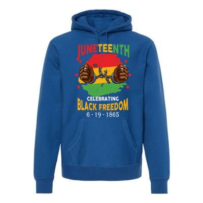 Junenth Celebrate Black Freedom Day Funny Gift Premium Hoodie