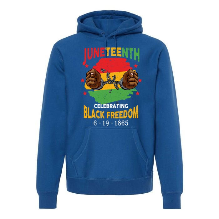 Junenth Celebrate Black Freedom Day Funny Gift Premium Hoodie