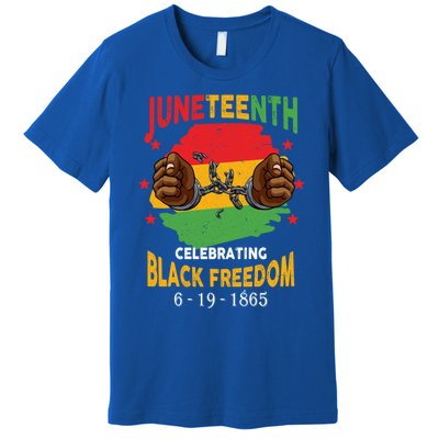 Junenth Celebrate Black Freedom Day Funny Gift Premium T-Shirt