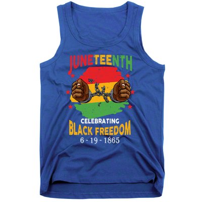 Junenth Celebrate Black Freedom Day Funny Gift Tank Top