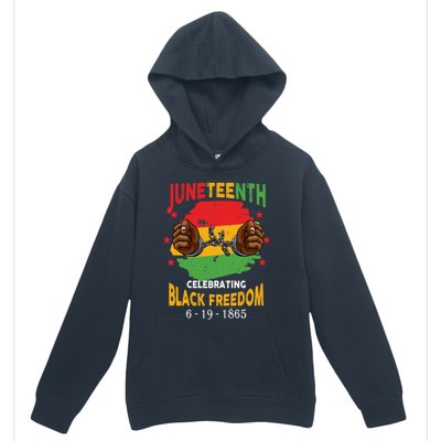 Junenth Celebrate Black Freedom Day Funny Gift Urban Pullover Hoodie