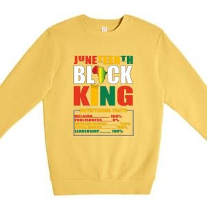 Juneteenth Celebrate Black Freedom 1865 June 19th Men Women Gift African Pride Premium Crewneck Sweatshirt