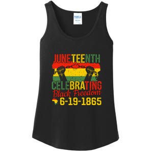 Juneteenth Celebrating Back Freedom 6.19.1865 Gift African Pride Ladies Essential Tank