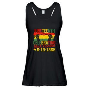 Juneteenth Celebrating Back Freedom 6.19.1865 Gift African Pride Ladies Essential Flowy Tank