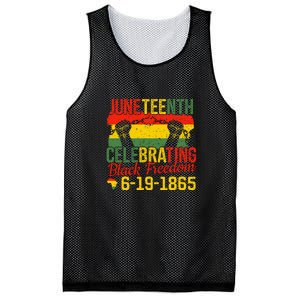 Juneteenth Celebrating Back Freedom 6.19.1865 Gift African Pride Mesh Reversible Basketball Jersey Tank