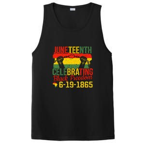 Juneteenth Celebrating Back Freedom 6.19.1865 Gift African Pride PosiCharge Competitor Tank