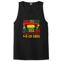 Juneteenth Celebrating Back Freedom 6.19.1865 Gift African Pride PosiCharge Competitor Tank