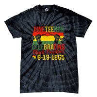 Juneteenth Celebrating Back Freedom 6.19.1865 Gift African Pride Tie-Dye T-Shirt